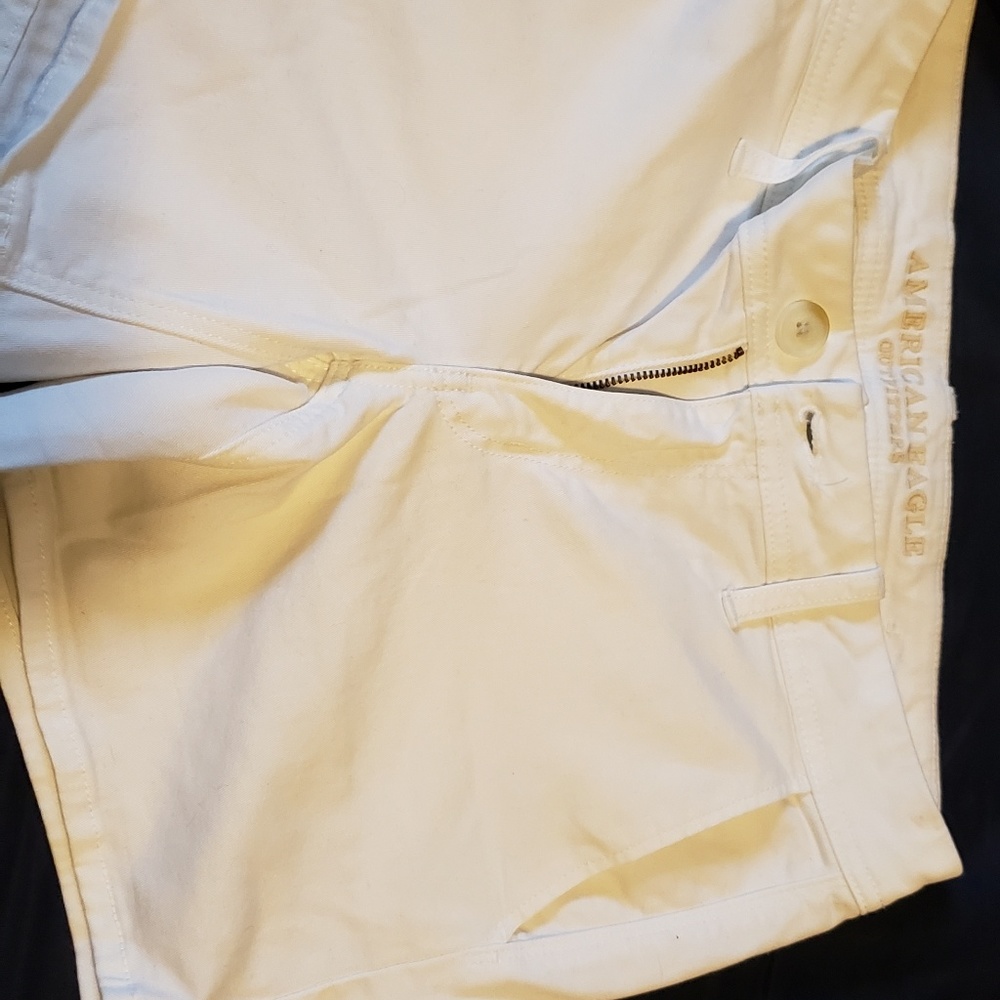 AE white shorts super comfy